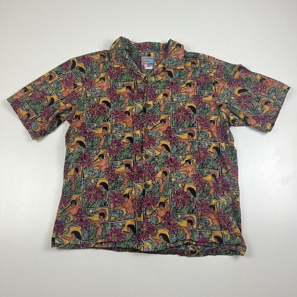 Vtg Reyn Spooner Joe Kealoha Floral Vintage Hawaiian Shirt Sz XL Button Up - Picture 1 of 9